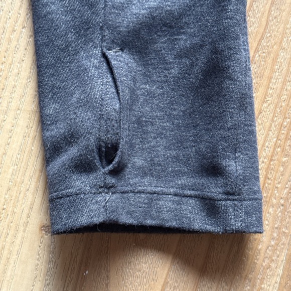 Lululemon Hoodie Men's Large Heathered Black Full Zip Pockets Surge Warm LM4A77S - Picture 3 of 6